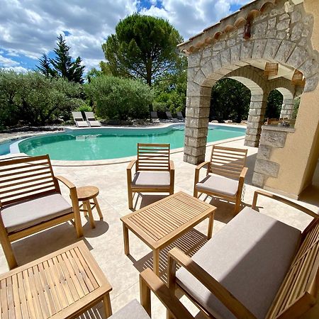 Maison Pour 12P, Piscine A Debordement Chauffee D'Avril A Octobre Inclus Ruoms Exterior foto