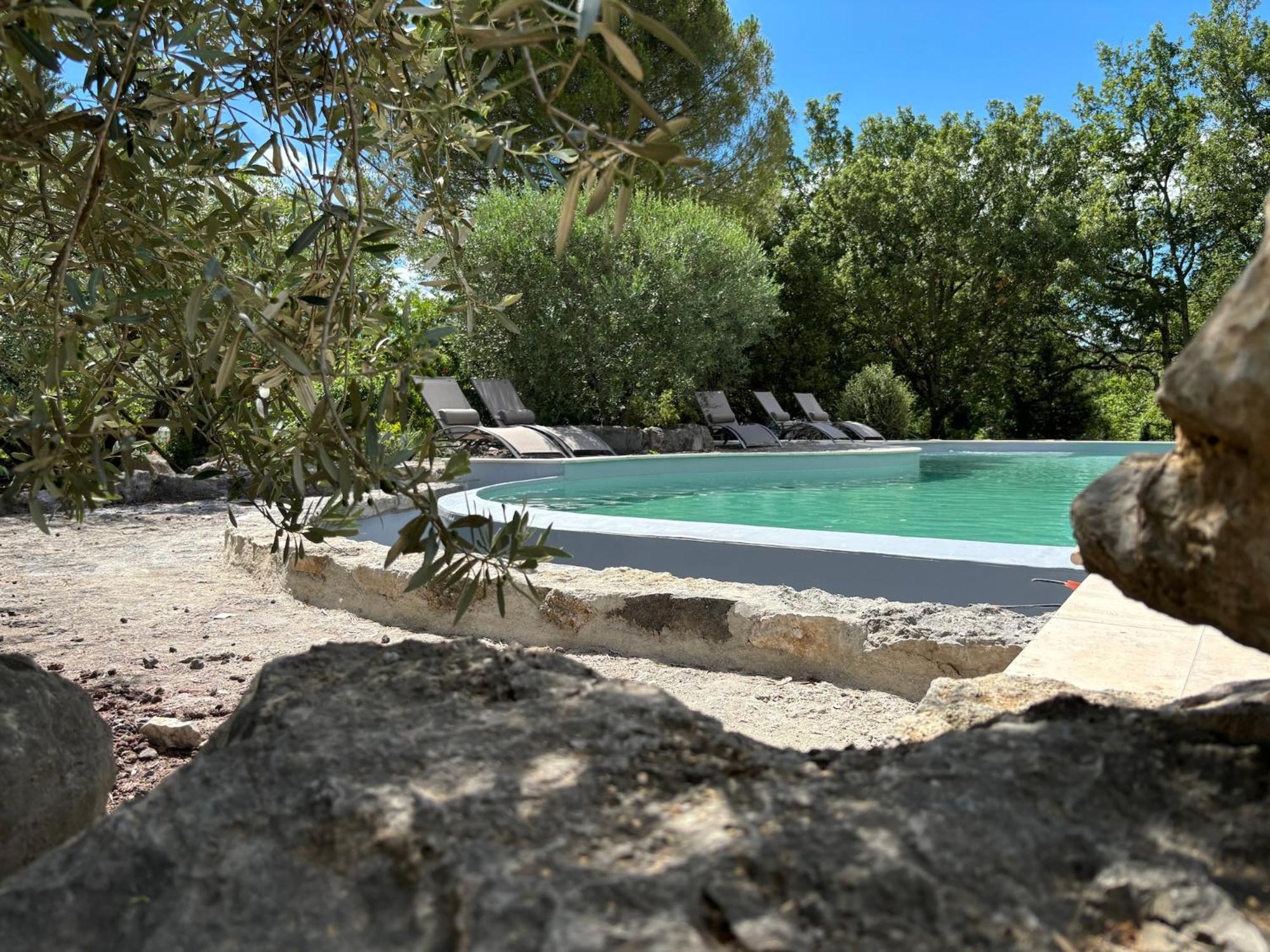 Maison Pour 12P, Piscine A Debordement Chauffee D'Avril A Octobre Inclus Ruoms Exterior foto