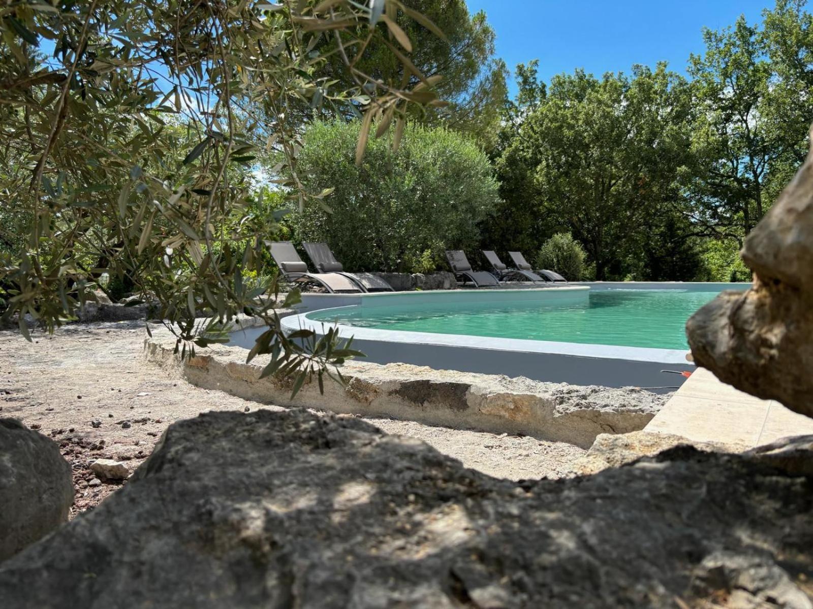 Maison Pour 12P, Piscine A Debordement Chauffee D'Avril A Octobre Inclus Ruoms Exterior foto